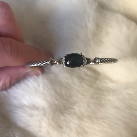 David Yurman Petite Wheaton Bracelet with Diamonds - Picture 3 of 7